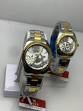 Rizen Couple Watch - Two Tone