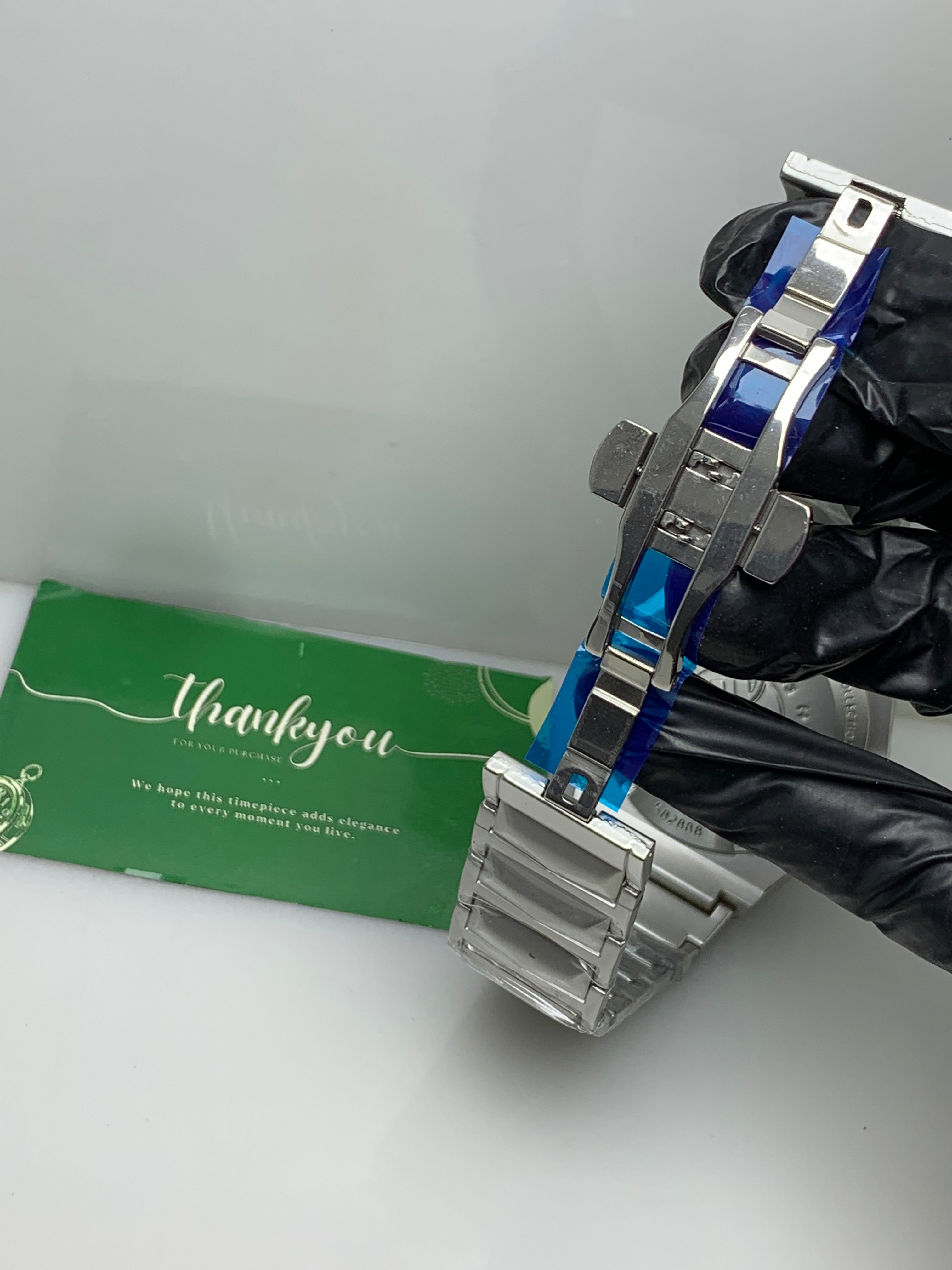 HUBLOT – Silver  with Black Dial