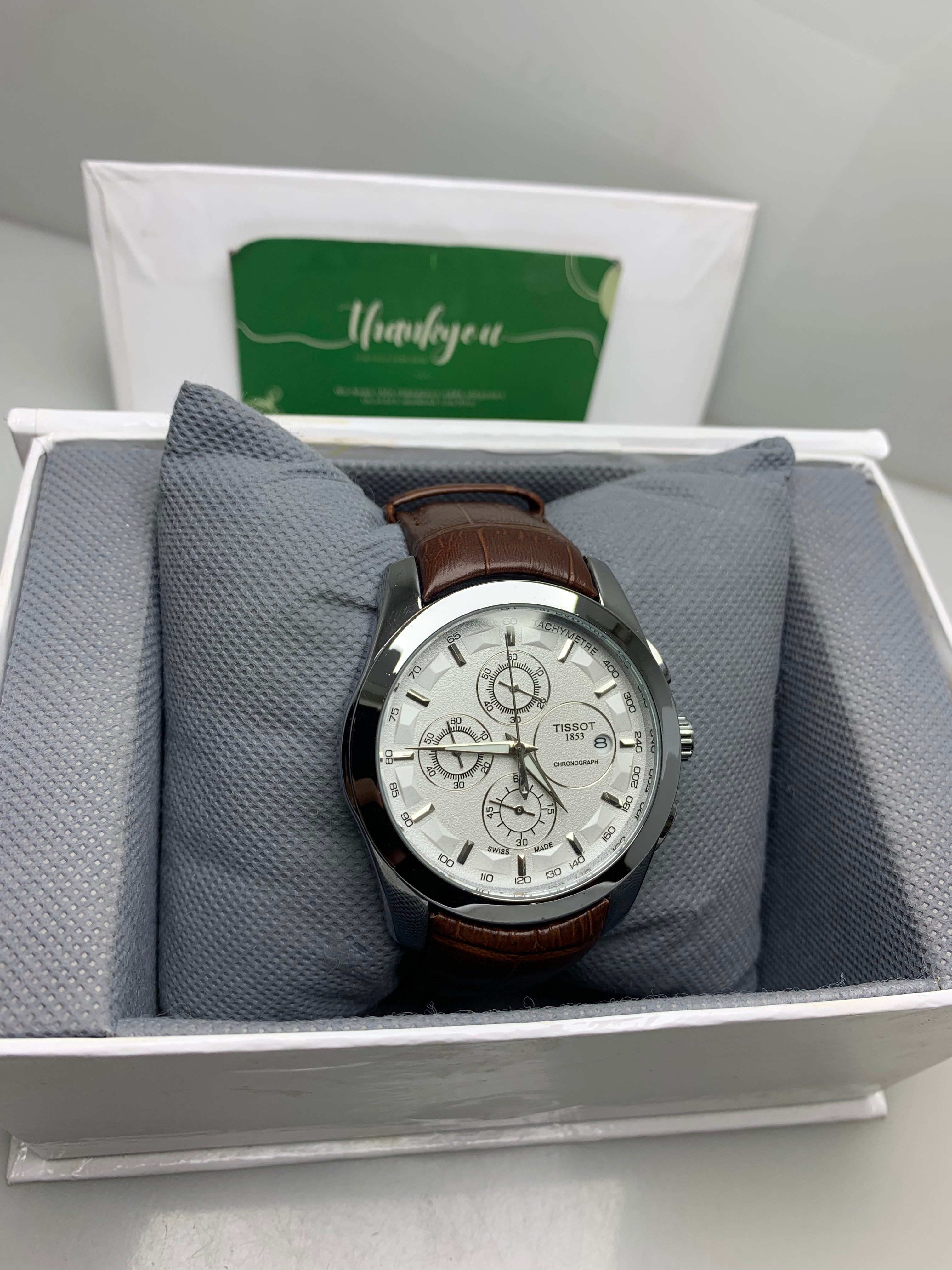 Tissot Chronograph Model – Brown White