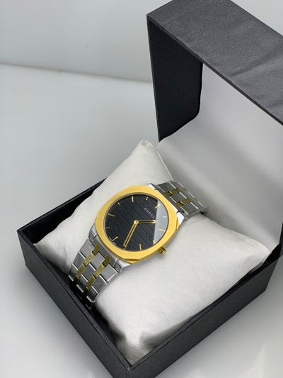 GUCCI Golden & Black Men’s Watch | Luxury Edition