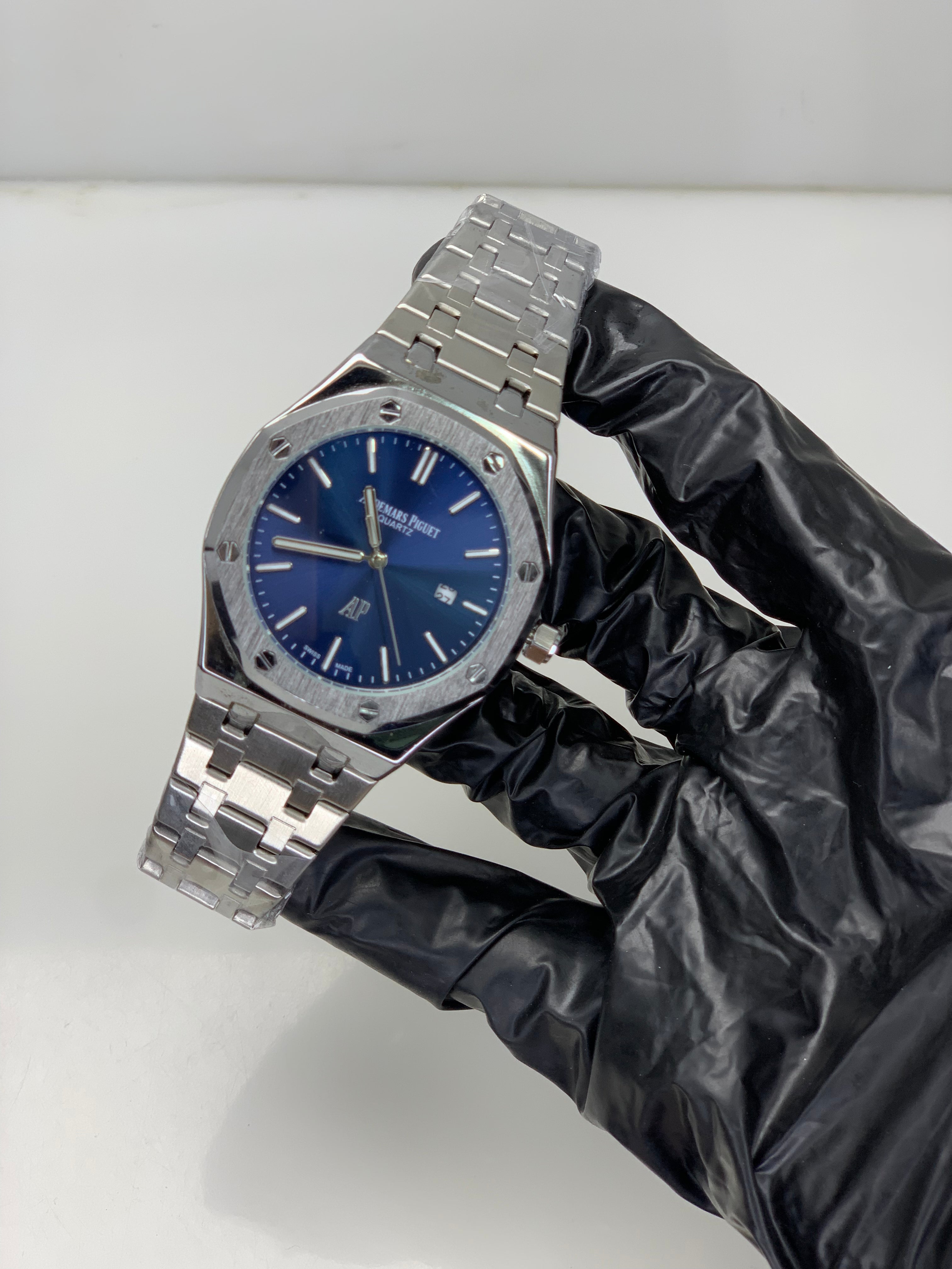 AP - Silver With Blue Dial