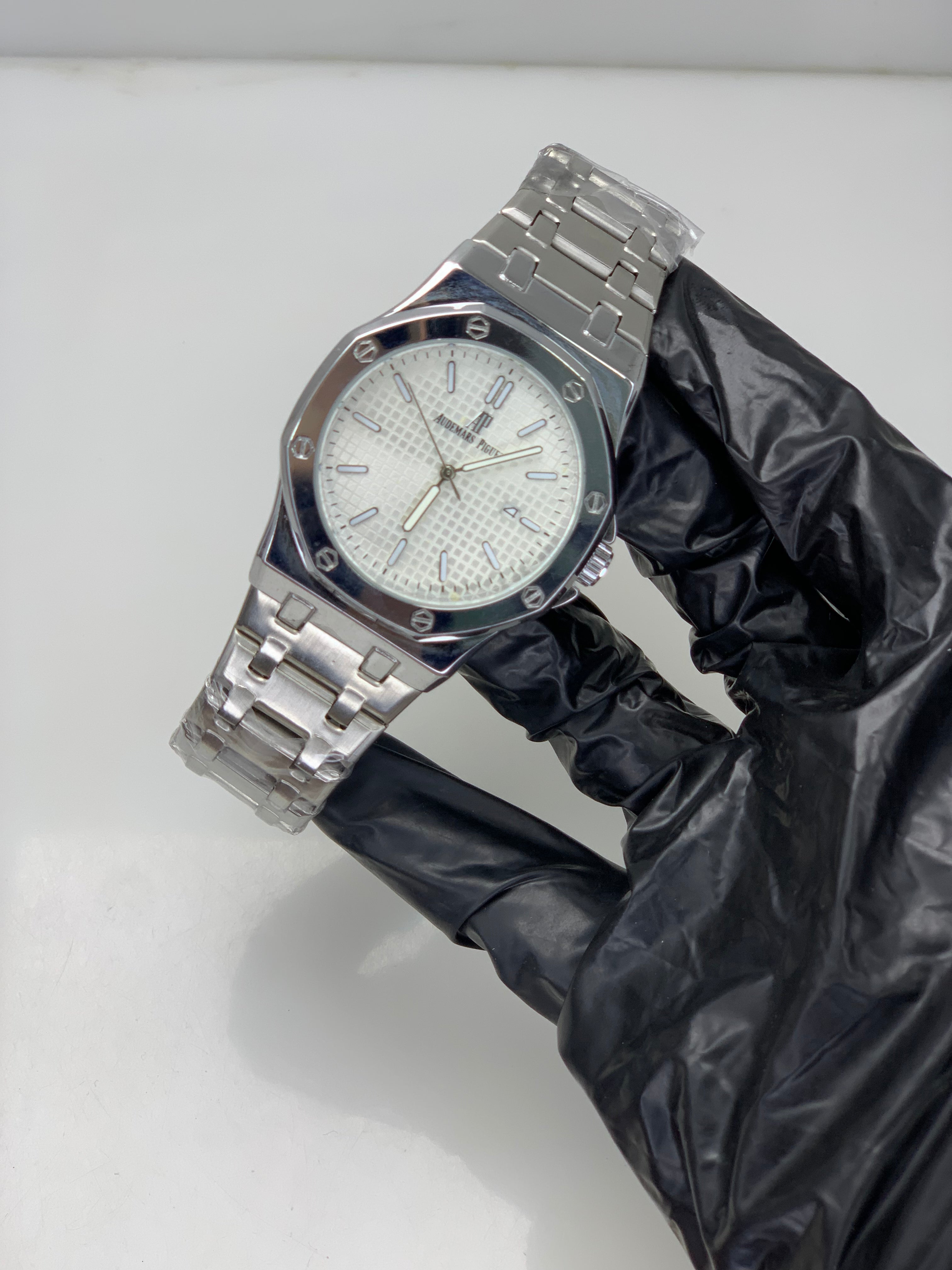 AP - Silver With White Dial