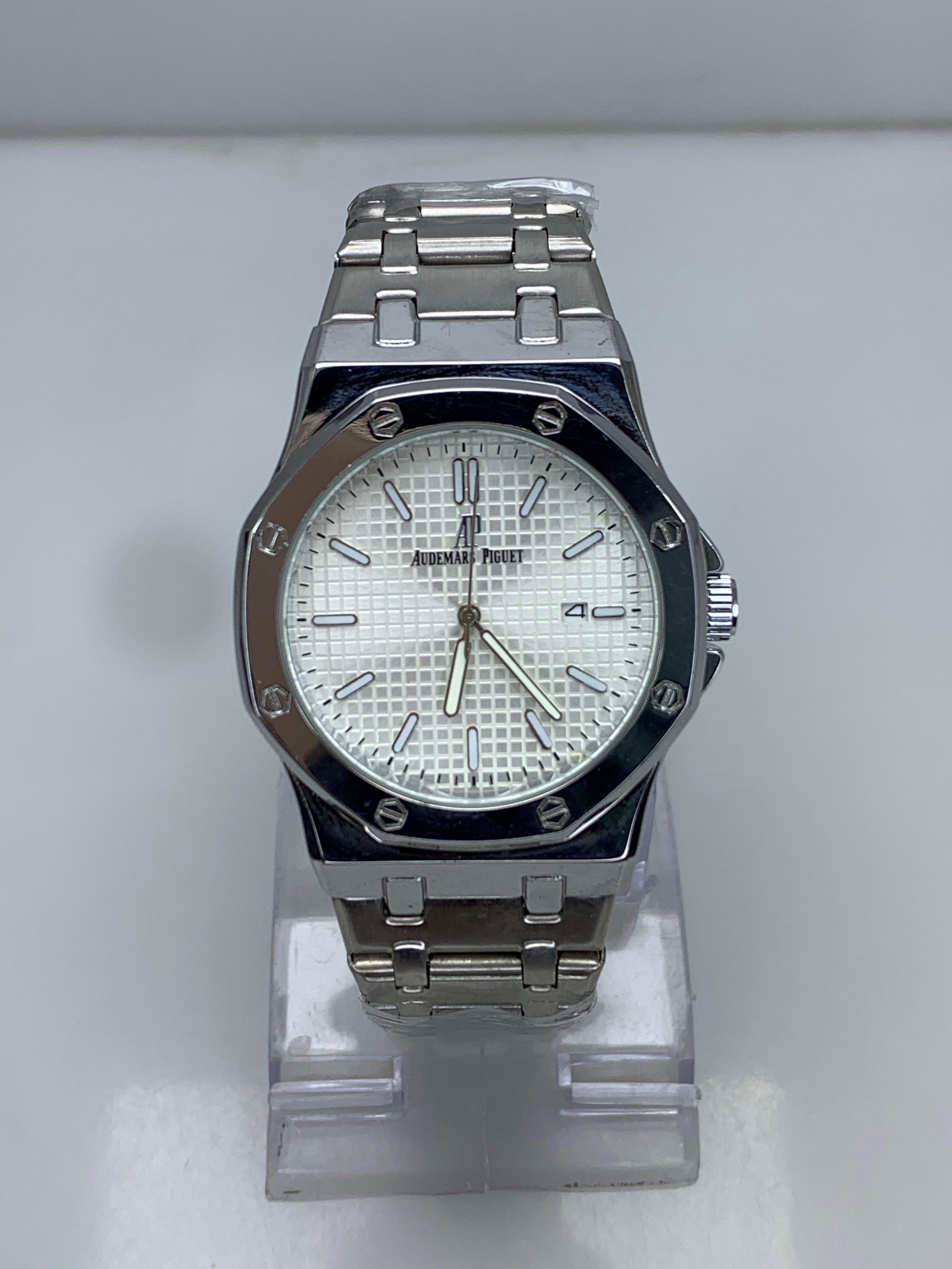 AP - Silver With White Dial