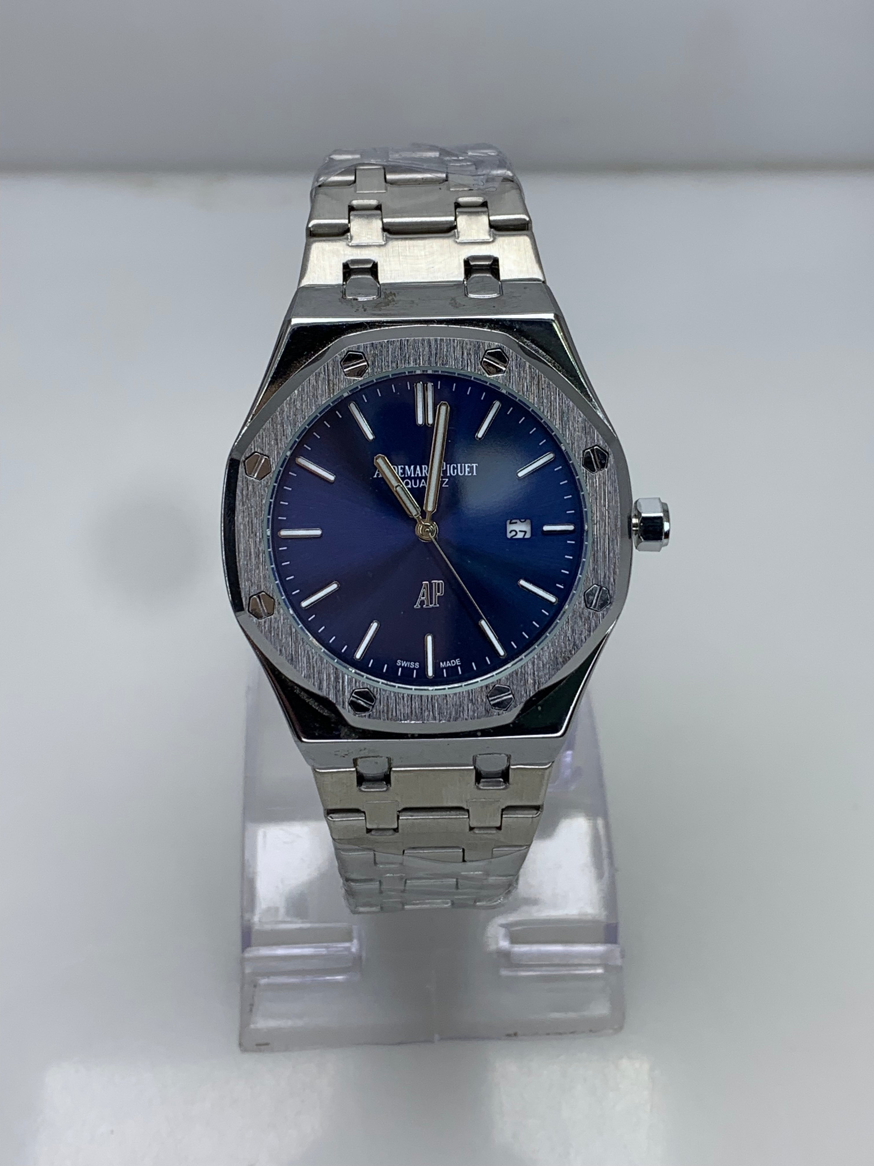 AP - Silver With Blue Dial