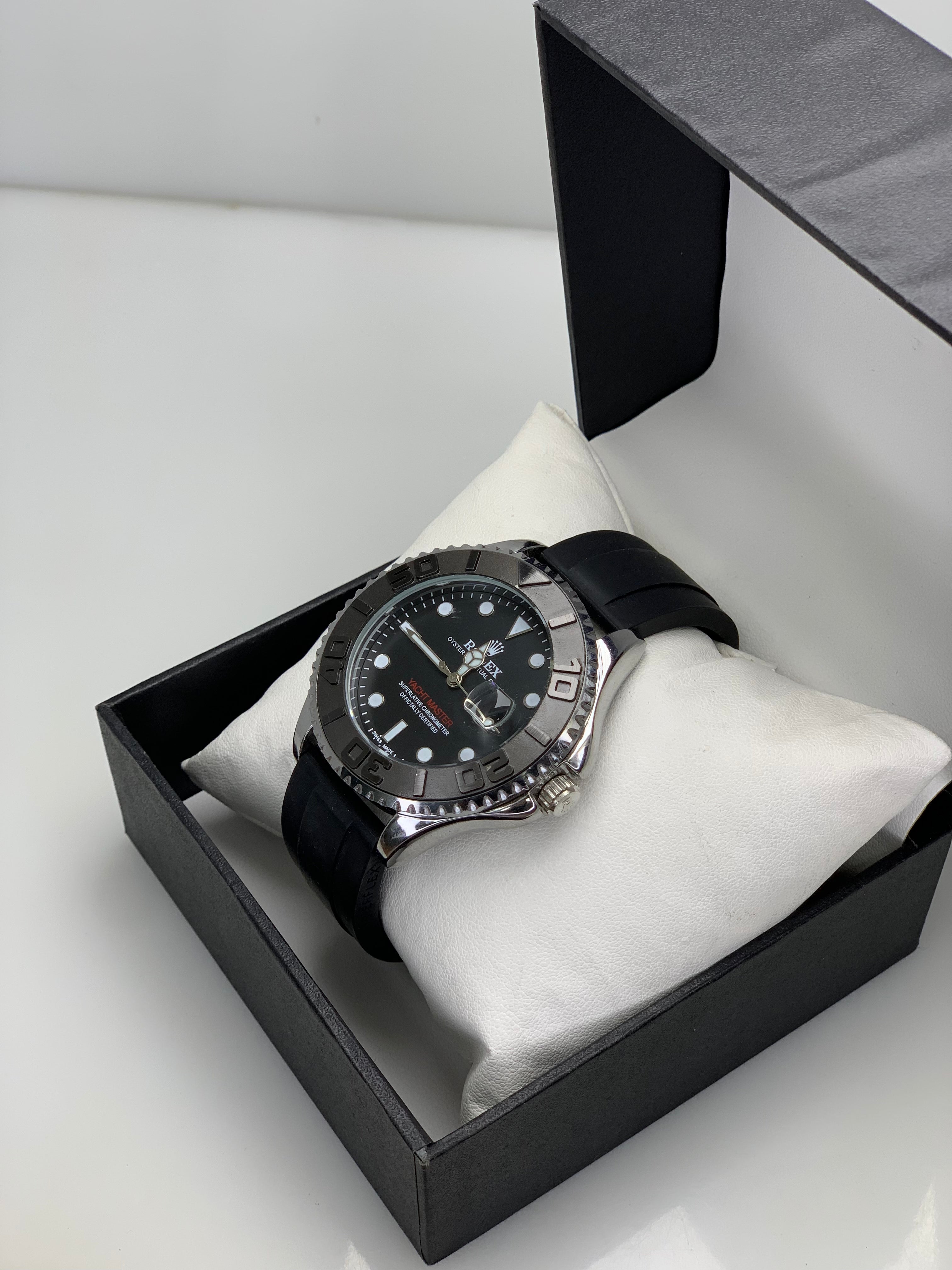 Yacht-Master Rolex – Black Silver