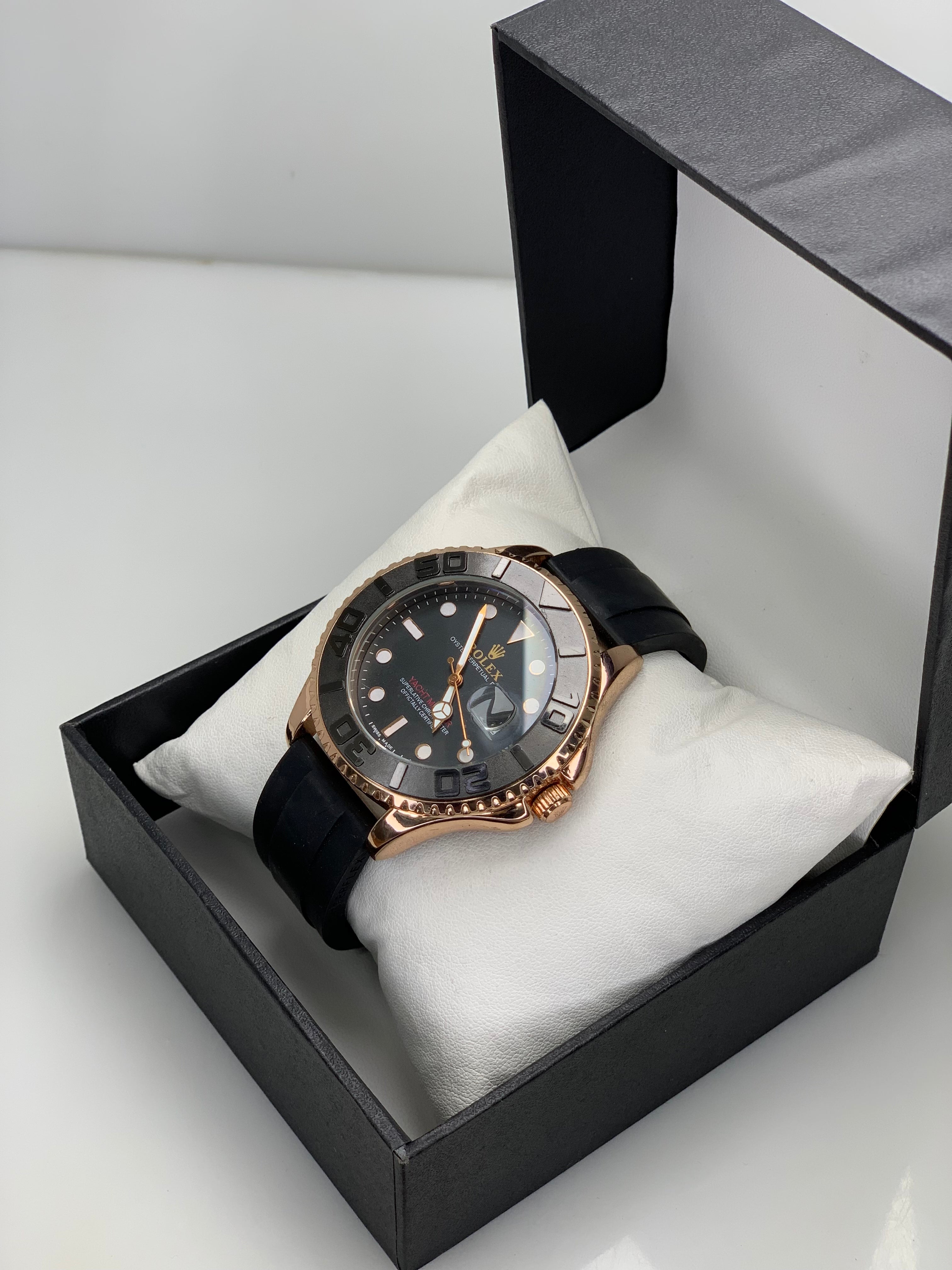 Yacht-Master Rolex – Black Rose Gold