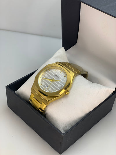 Best Win - Golden With White Dial